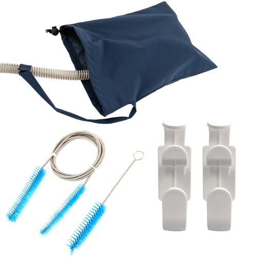 CPAP-Reinigungsset für ResMed,Löwenstein,Philips,Enthält CPAP Schlauchbürste, CPAP Schlauchhalter und CPAP Maske Staubbeutel, Zubehör zur Reinigung und Pflege bei Schlafapnoe Gerät von Nogsay