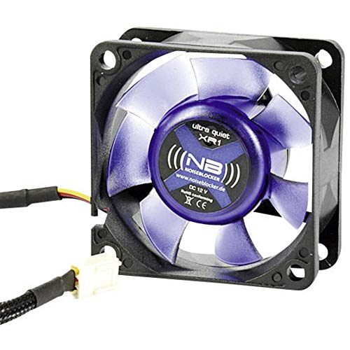 (((noiseblocker))) BlackSilentFan XR-1 - 60x60x25mm - 3Pin - 1600U/min - 11dbA - 18m3/h von Noiseblocker
