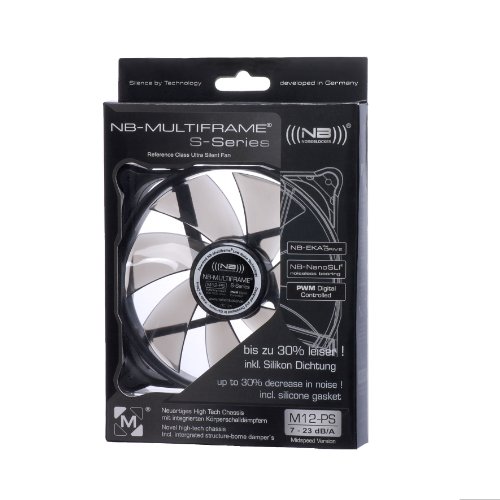 (((noiseblocker))) Multiframe M12-PS - 120x120x25mm - 4Pin (PWM) - 1500U/min - 22.1dbA - 100m3/h von Noiseblocker