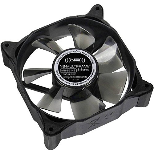 (((noiseblocker))) Multiframe M8-S3 - 80x80x25mm - 3Pin - 2200U/min - 19dbA - 59m3/h von Noiseblocker