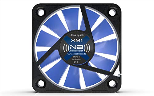 (((noiseblocker))) BlackSilentFan XM1 - 40x40x10mm - 3Pin - 2800U/min - 9dbA - 4.9m3/h von Noiseblocker