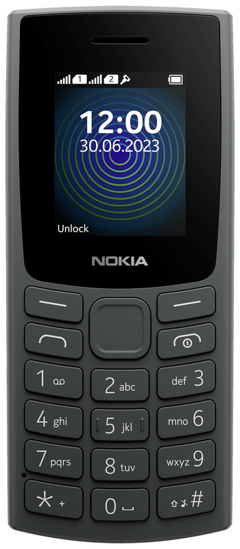 Nokia 110 2 G Edition 2023 Handy Phone Mini Sim 1000 M Ah Micro Usb 24 Mb Charcoal B-Ware von Nokia