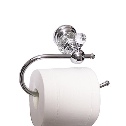 Nokozan Luxuskristall Toilettenpapierhalter Wandhalterung Klopapierhalter wc Papier Halterung Messing Chrom Nokozan Luxuskristall Toilettenpapierhalter Wandhalterung Klopapierhalter wc Papier Halterung Messing Chrom von NOKOZAN