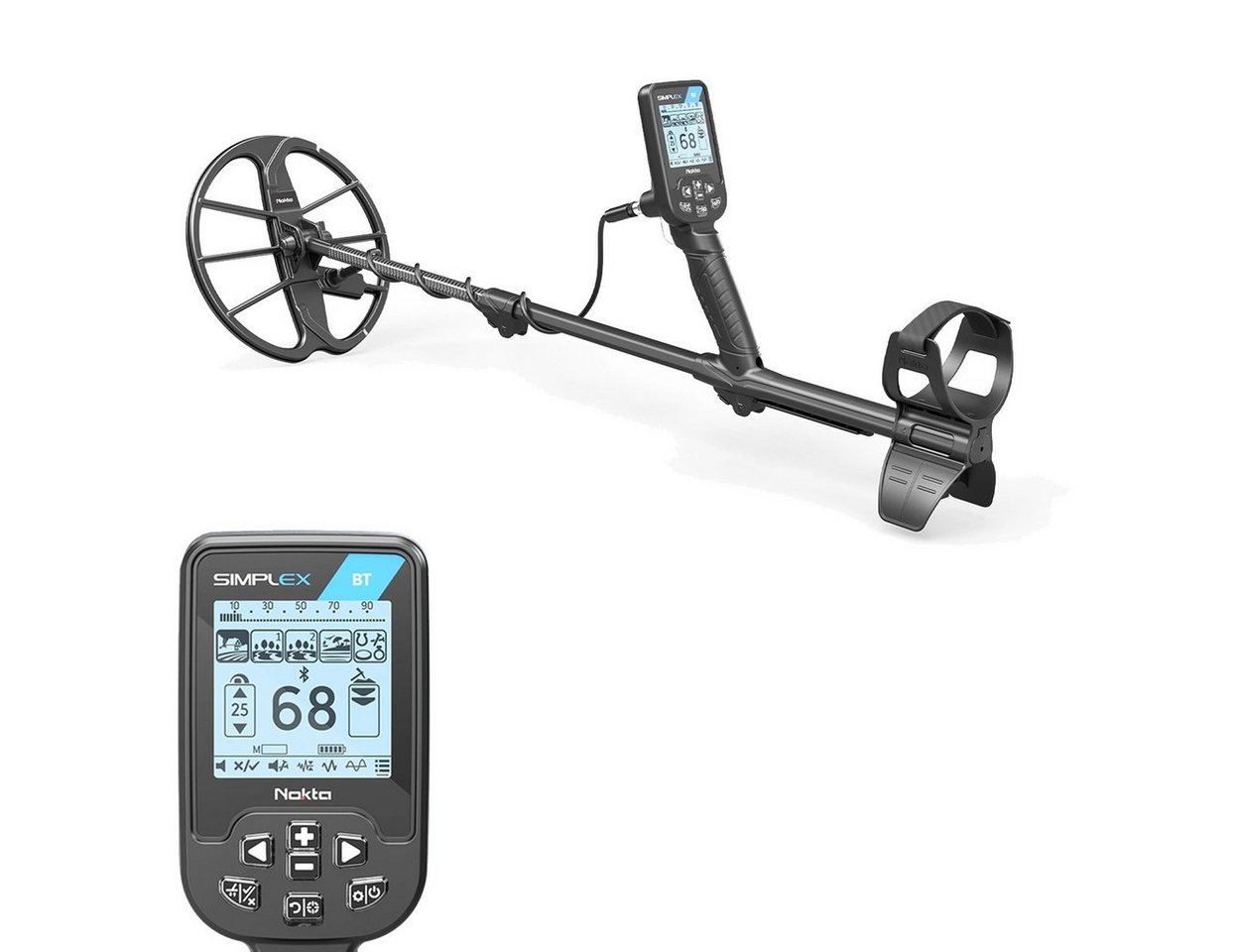 Nokta Metalldetektor Simplex BT *Neuste Version 2023*, Bluetooth-fähig Nokta Metalldetektor Simplex BT *Neuste Version 2023*, Bluetooth-fähig von Nokta