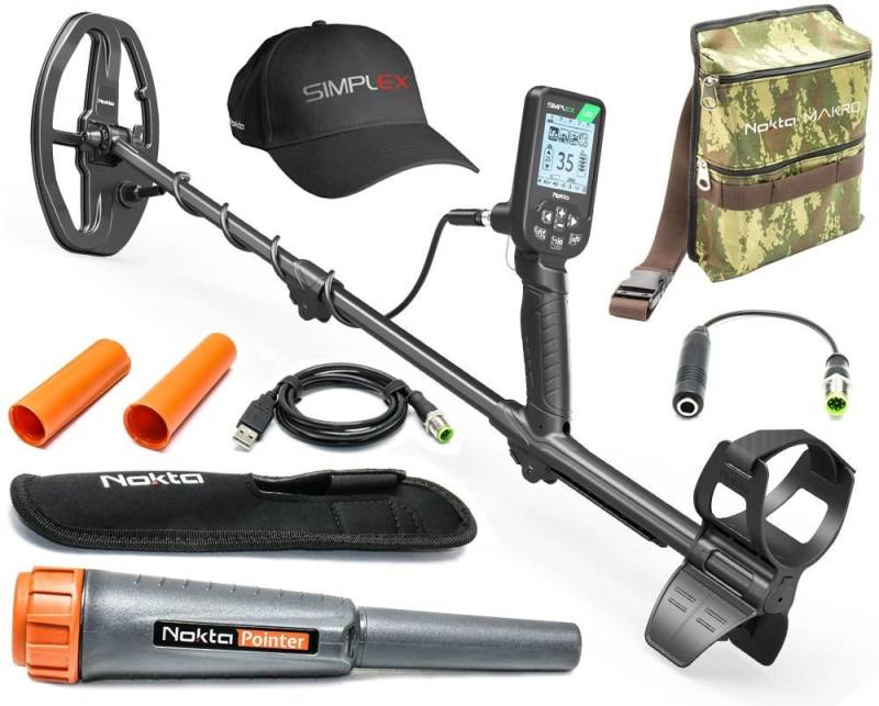 Nokta Metalldetektor Simplex Lite mit Nokta-Pointer Pinpointer von Nokta
