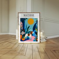 Matisse Inspired Print - Beagle By The Sunlit Arch von NomadCanvasEU