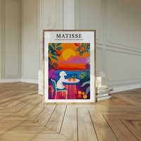 Matisse Inspired Print - Poodle At Evening By The Sea von NomadCanvasEU