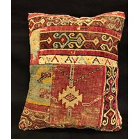 Antik Patchwork Teppich Kissen 46X37 cm 18' X 15' Versandkostenfrei von NomadicTribalArt