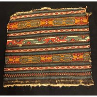 Antike Shahsavan Taschengesicht Reine Wolle Naturfarbe 52x45cm 20 "x 18' Versandkostenfrei von NomadicTribalArt