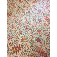 Moderne Bestickte Bettwäsche, Suzani Bettdecke, Handgemachte Textil, Home Decor, Seide Kunst, 250 X 195 cm 98 76 Zoll, Kostenloser Versand von NomadicTribalArt