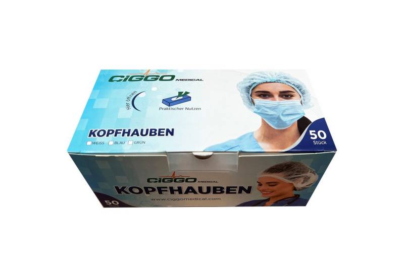 Hygiene-Gesellschaft Käseglocke Ciggo OP-Hauben (50er Box) von Hygiene-Gesellschaft