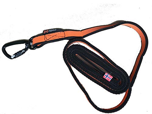 Non-Stop Hundeleine, rutschfest, Orange, 2,8 m von Non-stop dogwear