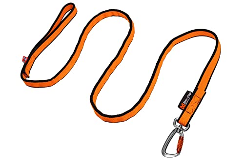 NON-stop dogwear Bungee Leash 2m | 16405 | Leine für canicross in Orange von Non-stop dogwear