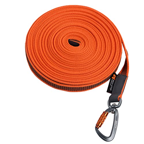 Non-Stop dogwear Friction Long line | Schleppleine mit Gummieinsätzen | Länge:15m von Non-stop dogwear