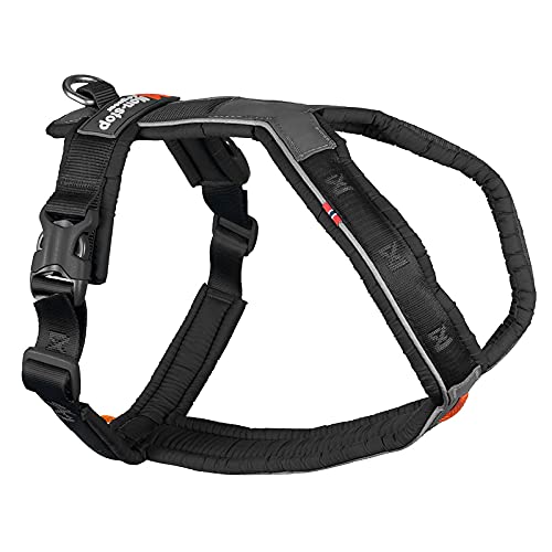 Non-stop dogwear Line Harness 5.0 |214| Führ und Alltagsgeschirr, Farbe:Schwarz, Größe:G 2 von Non-stop dogwear