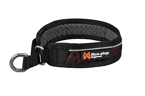 Non-stop dogwear Rock Collar 3.0 orange |157| Halsband mit Zugstopp- Das Bequeme, Größe:50 von Non-stop dogwear