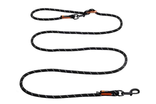 Non-stop dogwear Rock Leash Adjustable Black | Multiline, leicht verstellbar von Non-stop dogwear