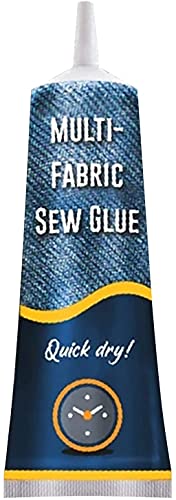 50ml Fabric Sewing Glue, Extra Strong Sew Glue Fast Dry Soft Elastic Safe Adhesive for Clothes Fabrics and Textiles 50ml Fabric Sewing Glue, Extra Strong Sew Glue Fast Dry Soft Elastic Safe Adhesive for Clothes Fabrics and Textiles von None Brand