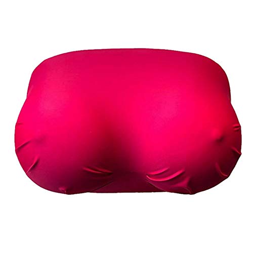 Boobs Pillow Cushion, Soft Memory Foam Sleep Pillow for Couples Home Decor for Valentine's Day (Red) von None Brand
