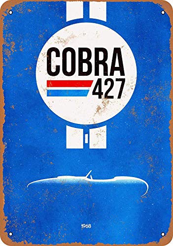 Cobra 427 Blechschild Retro Blech Metall Schilder Poster Deko Vintage Kunst Türschilder Schild Warnung Hof Garten Cafe Toilette Club Geschenk von None Brand