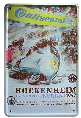 Continental Hockenheim Retro Wanddekoration Metallblechschild bemalt Kunst Poster Dekoration Plakette Warnung Cafe Garage Party Spiel Zimmer Türschilder Continental Hockenheim Retro Wanddekoration Metallblechschild bemalt Kunst Poster Dekoration Plakette Warnung Cafe Garage Party Spiel Zimmer Türschilder von Hongxin