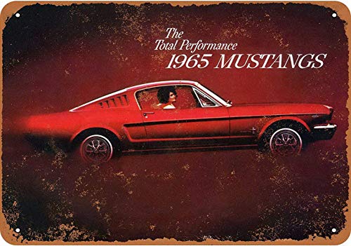 Ford Mustang Blechschild Retro Blech Metall Schilder Poster Deko Vintage Kunst Türschilder Schild Warnung Hof Garten Cafe Toilette Club Geschenk von None Brand