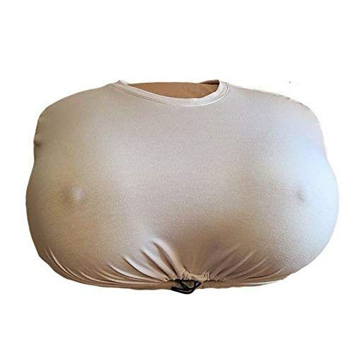 None Brand Boobs Pillow Cushion, Soft Memory Foam Sleep Pillow for Couples Home Decor for Valentine's Day (White) von None Brand