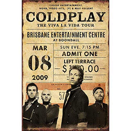 None Brand Coldplay Vida Tour Blechschild Retro Metall Wanddekor Tin Zeichen Vintage Plaque Wandaufkleber Geschenk Yard Bar Pub Cafe Home Decor None Brand Coldplay Vida Tour Blechschild Retro Metall Wanddekor Tin Zeichen Vintage Plaque Wandaufkleber Geschenk Yard Bar Pub Cafe Home Decor von Hongxin