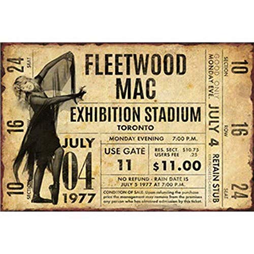 None Brand Fleetwood Mac Exhibition Stadium Blechschild Retro Metall Wanddekor Tin Zeichen Vintage Plaque Wandaufkleber Geschenk Yard Bar Pub Cafe Home Decor None Brand Fleetwood Mac Exhibition Stadium Blechschild Retro Metall Wanddekor Tin Zeichen Vintage Plaque Wandaufkleber Geschenk Yard Bar Pub Cafe Home Decor von Hongxin