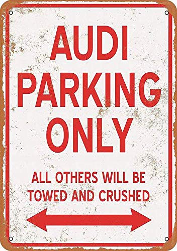 Noone Brand Audi Parking Only Vintage Retro Blechschild Wanddekoration Metall Plakette Eisen Malerei sternförmig Hof Kneipe Haus Tavern Shop Noone Brand Audi Parking Only Vintage Retro Blechschild Wanddekoration Metall Plakette Eisen Malerei sternförmig Hof Kneipe Haus Tavern Shop von Hongxin