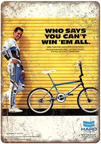 Noone Brand Haro BMX Group Retro Wanddekoration Metall Blechschild bemalt Kunst Poster Dekoration Plakette Warnung Cafe Garage Party Spiel Zimmer Türschilder von Hongxin