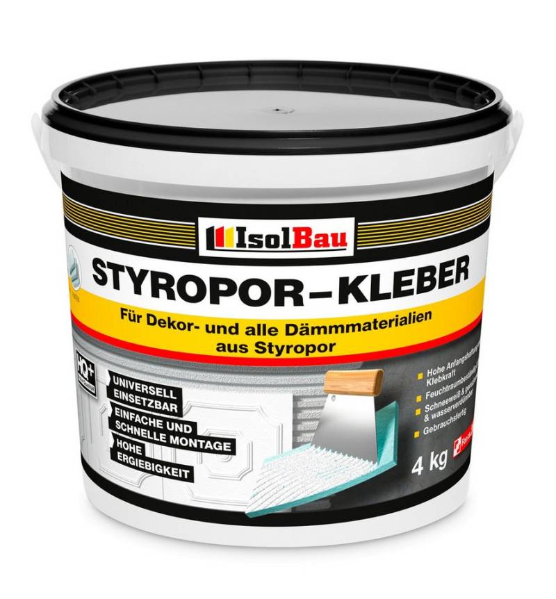 None Dispersionskleber Styroporkleber 8 kg Deckenplatten Kleber Eimer Kleber für Dekor, Styroporleisten, Zierprofile, Deckenplatten, Deckenrosetten von None