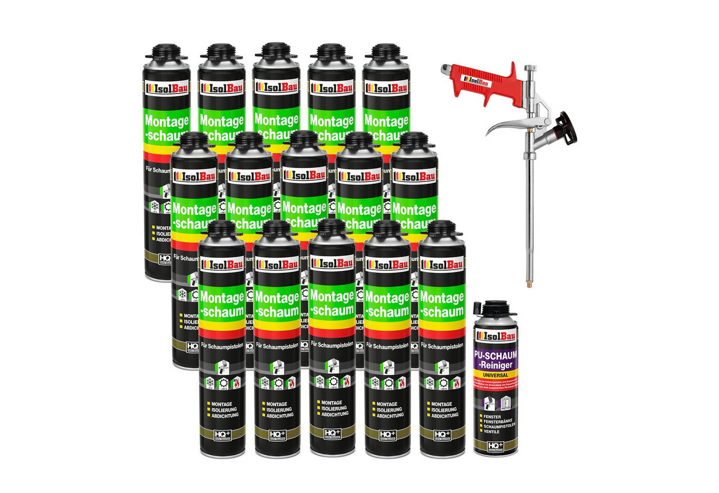 None Fenster SET Pistolenschaum 15 x 750 ml Montageschaum B2 Schaumpistole, PCV-Profile Holz Holzwerkstoffe Ziegelsteine Beton Gips Metall None Fenster SET Pistolenschaum 15 x 750 ml Montageschaum B2 Schaumpistole, PCV-Profile Holz Holzwerkstoffe Ziegelsteine Beton Gips Metall von None