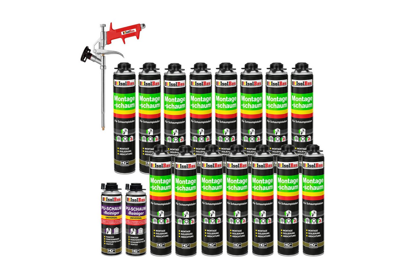 None Fenster SET Pistolenschaum 15 x 750 ml Schall Schaumpistole Wärmedämmung, PCV-Profile Holz Holzwerkstoffe Ziegelsteine Beton Gips Metall None Fenster SET Pistolenschaum 15 x 750 ml Schall Schaumpistole Wärmedämmung, PCV-Profile Holz Holzwerkstoffe Ziegelsteine Beton Gips Metall von None