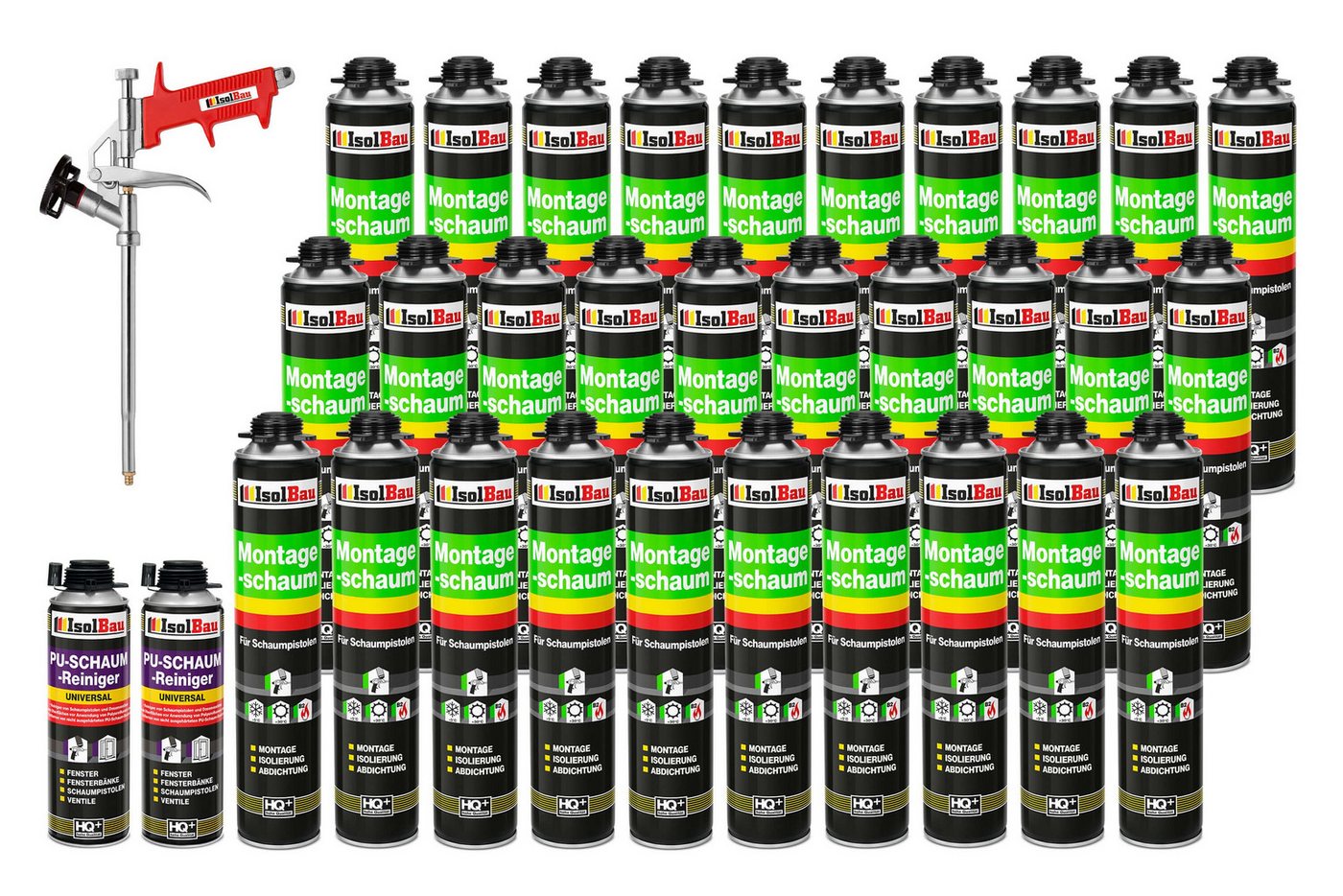 None Fenster SET Pistolenschaum 30 x 750 ml Montageschaum B2 Schaumpistole, PCV-Profile Holz Holzwerkstoffe Ziegelsteine Beton Gips Metall None Fenster SET Pistolenschaum 30 x 750 ml Montageschaum B2 Schaumpistole, PCV-Profile Holz Holzwerkstoffe Ziegelsteine Beton Gips Metall von None