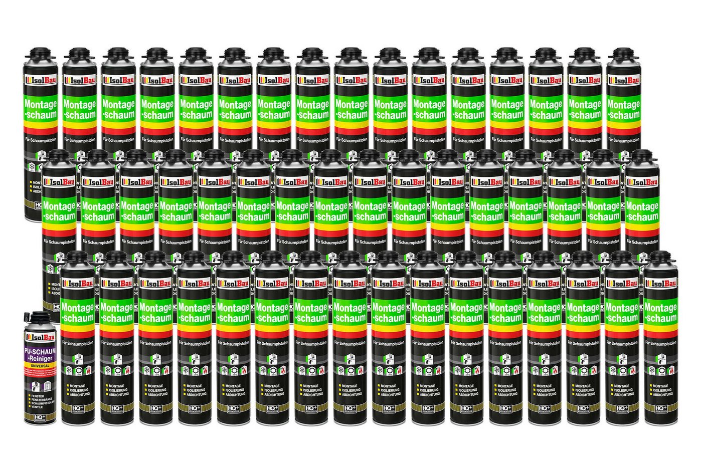 None Fenster SET Pistolenschaum 48 x 750 ml Schall Schaumpistole Wärmedämmung, Pistolenschaum 48 x 750 ml + 1 Reiniger 500ml None Fenster SET Pistolenschaum 48 x 750 ml Schall Schaumpistole Wärmedämmung, Pistolenschaum 48 x 750 ml + 1 Reiniger 500ml von None