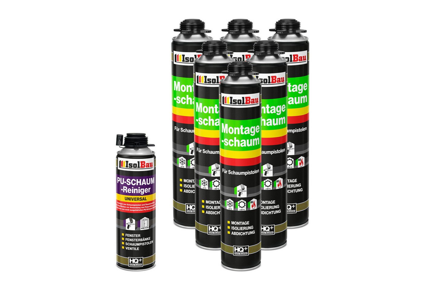 None Fenster SET Pistolenschaum 6 x 750 ml PU-Schaum-Reiniger Dämmen, PCV-Profile Holz Holzwerkstoffe Ziegelsteine Beton Gips Metall None Fenster SET Pistolenschaum 6 x 750 ml PU-Schaum-Reiniger Dämmen, PCV-Profile Holz Holzwerkstoffe Ziegelsteine Beton Gips Metall von None