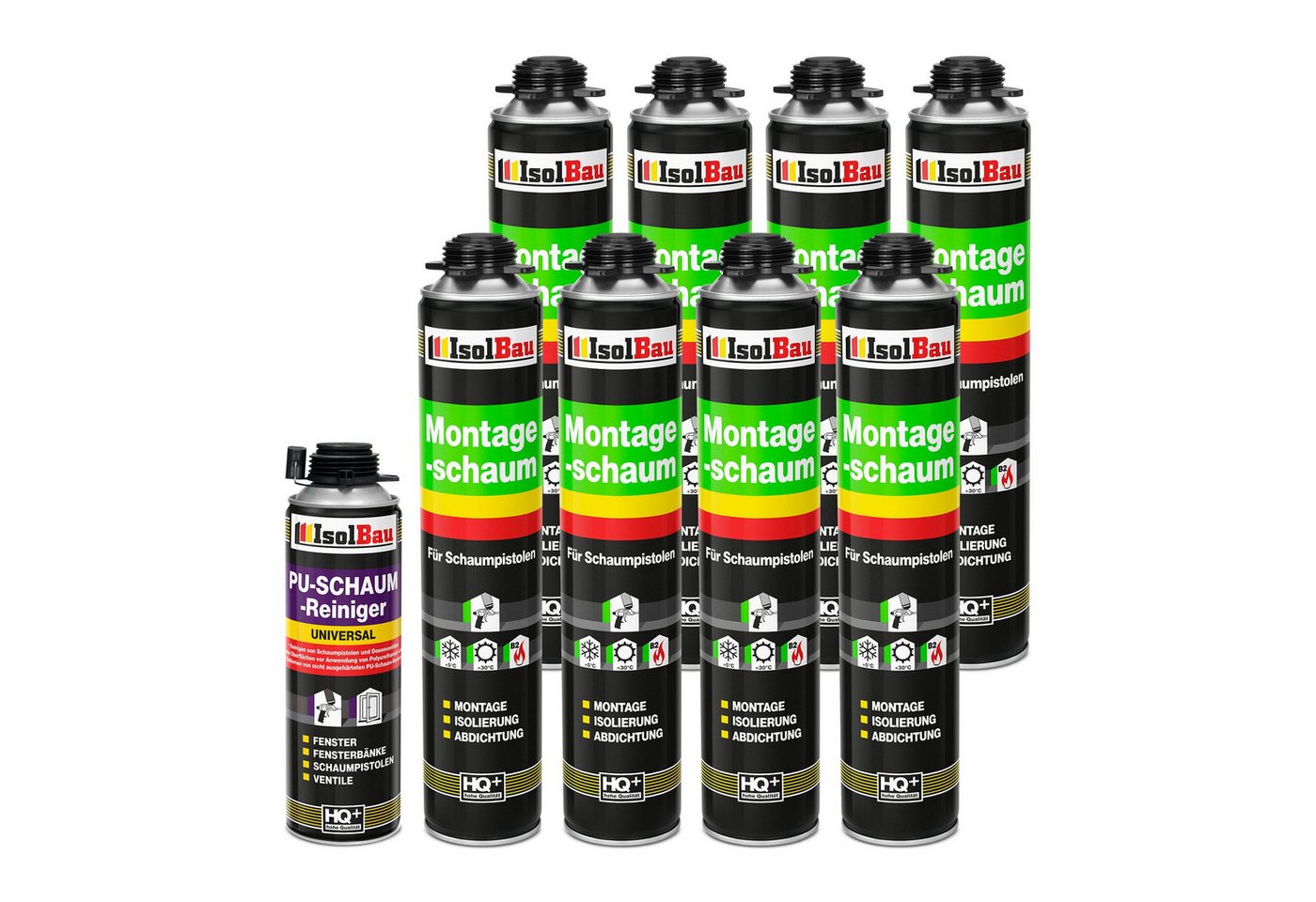 None Fenster SET Pistolenschaum 8 x 750 ml Bauschaum Montageschaum B2, PCV-Profile Holz Holzwerkstoffe Ziegelsteine Beton Gips Metall None Fenster SET Pistolenschaum 8 x 750 ml Bauschaum Montageschaum B2, PCV-Profile Holz Holzwerkstoffe Ziegelsteine Beton Gips Metall von None