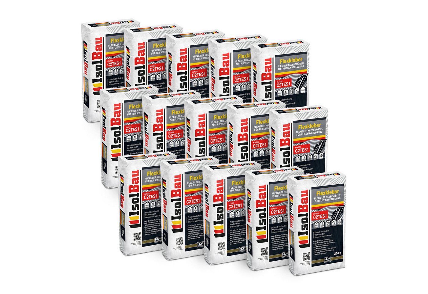 None Fliesenkleber Flexkleber C2TES1 Fliesenkleber 15 x 25 kg Flexmörtel Frostsicher, Klasse C2TES1 OSB- und Spanplatten, Ölfarben, Fliese auf Fliese None Fliesenkleber Flexkleber C2TES1 Fliesenkleber 15 x 25 kg Flexmörtel Frostsicher, Klasse C2TES1 OSB- und Spanplatten, Ölfarben, Fliese auf Fliese von None