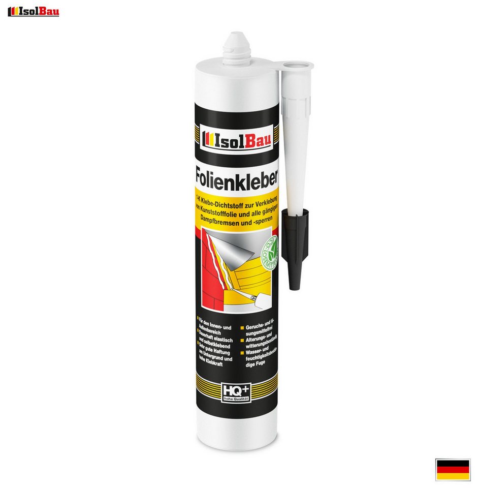 None Folienkleber Folienkleber 5 x 450g Profi Bauelastischer Dampfbremsen Dichtstoff, Für Holz, Gips, Beton, PE/PP-Folie, Aluminium, Putz geeignet None Folienkleber Folienkleber 5 x 450g Profi Bauelastischer Dampfbremsen Dichtstoff, Für Holz, Gips, Beton, PE/PP-Folie, Aluminium, Putz geeignet von None