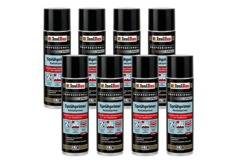 None Grundierfarbe Sprühprimer 8 x 500ml Kontakt-Primer zur Vorbehandlung der Haftflächen, Beton Porenbeton Ziegel, Putz Metall, Holz Spanplatten Glas PVC PE PP None Grundierfarbe Sprühprimer 8 x 500ml Kontakt-Primer zur Vorbehandlung der Haftflächen, Beton Porenbeton Ziegel, Putz Metall, Holz Spanplatten Glas PVC PE PP von None