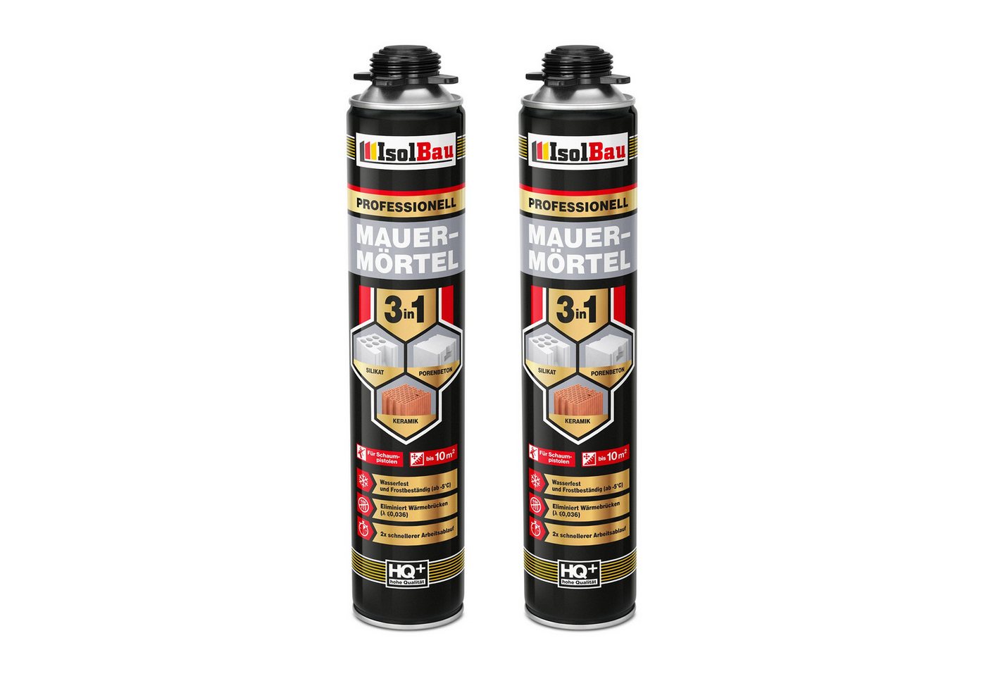 None Mörtel Mauermörtel Pistolenschaum 2 x 750ml PU-Mörtel Montageschaum 3in1, 2x schnelleres Mauern im Vergleich zur herkömmlichen Methode None Mörtel Mauermörtel Pistolenschaum 2 x 750ml PU-Mörtel Montageschaum 3in1, 2x schnelleres Mauern im Vergleich zur herkömmlichen Methode von None