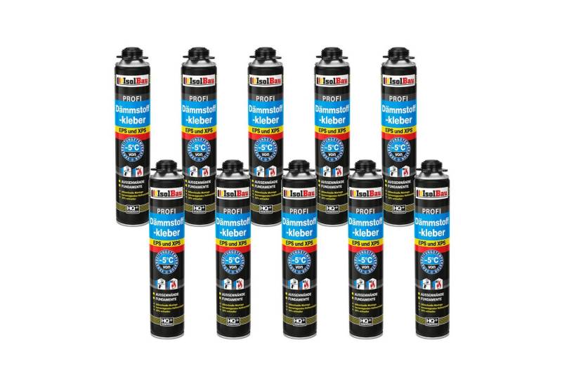 None Montagekleber Dämmstoffkleber 10 x 750 ml Perimeterkleber für EPS- & XPS-Platten, Rasches und zuverlässiges Ausrichten der Dämm- u.Trockenbauplatten von None