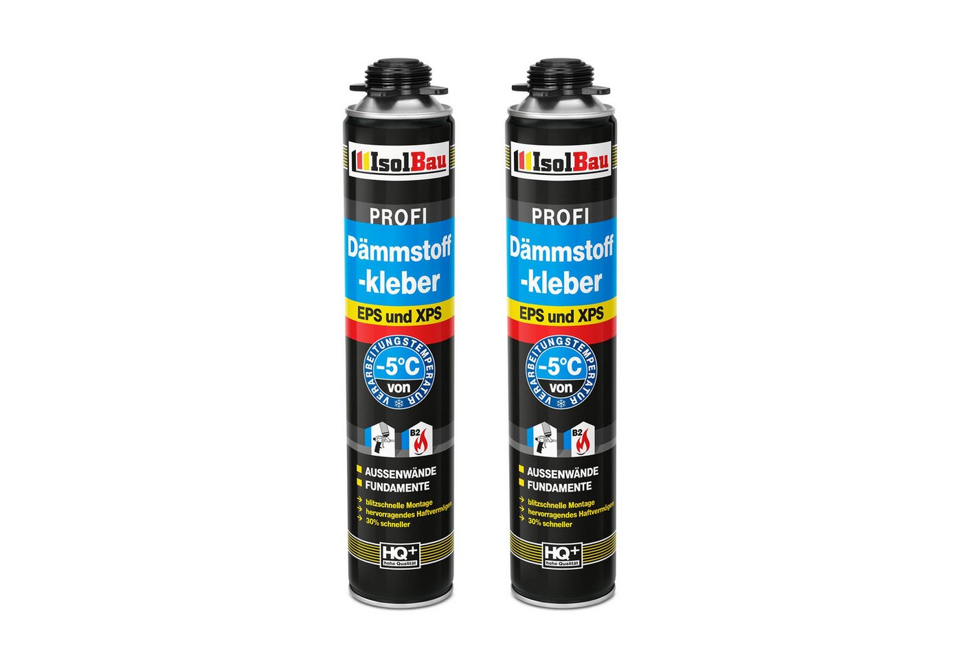 None Montagekleber Dämmstoffkleber 2 x 750 ml B2 Kleber für Dämmung Perimeterkleber, Rasches und zuverlässiges Ausrichten der Dämm- u.Trockenbauplatten von None