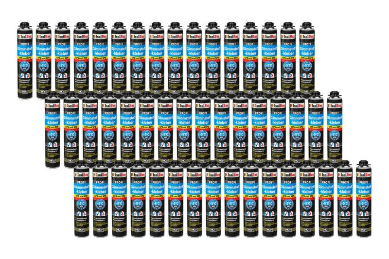 None Montagekleber Dämmstoffkleber 48 x 750 ml Perimeterkleber für EPS- & XPS-Platten, Rasches und zuverlässiges Ausrichten der Dämm- u.Trockenbauplatten von None