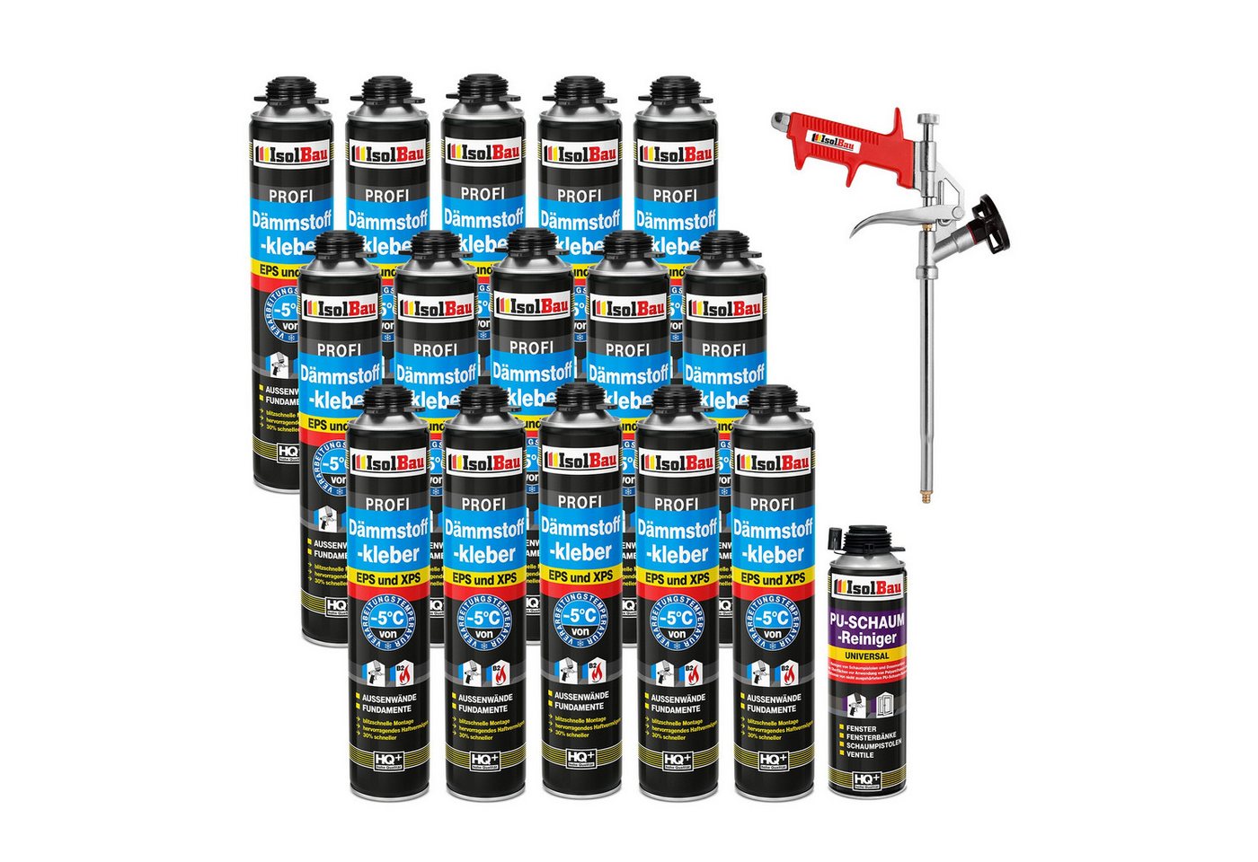 None Montagekleber SET Dämmstoffkleber 15 x 750 ml Perimeterkleber für EPS- & XPS-Platten, Rasches und zuverlässiges Ausrichten der Dämm- u.Trockenbauplatten None Montagekleber SET Dämmstoffkleber 15 x 750 ml Perimeterkleber für EPS- & XPS-Platten, Rasches und zuverlässiges Ausrichten der Dämm- u.Trockenbauplatten von None