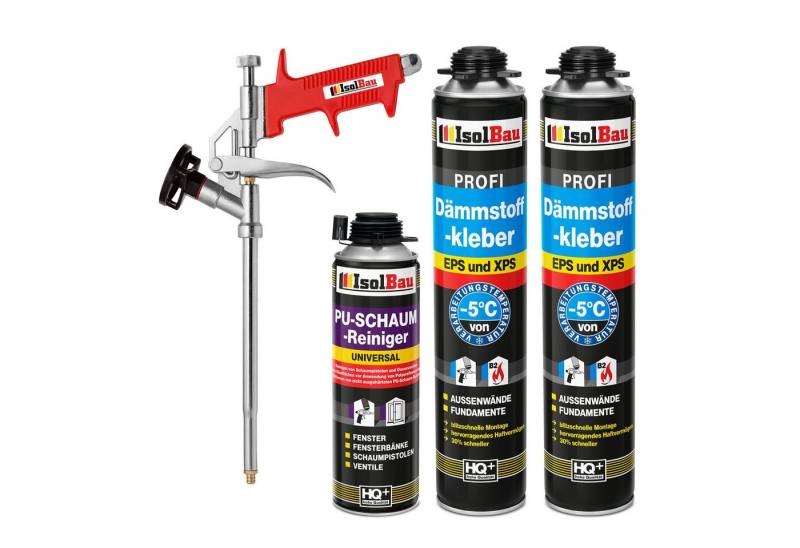 None Montagekleber SET Dämmstoffkleber 2 x 750 ml B2 Kleber für Dämmung Perimeterkleber, Rasches und zuverlässiges Ausrichten der Dämm- u.Trockenbauplatten von None