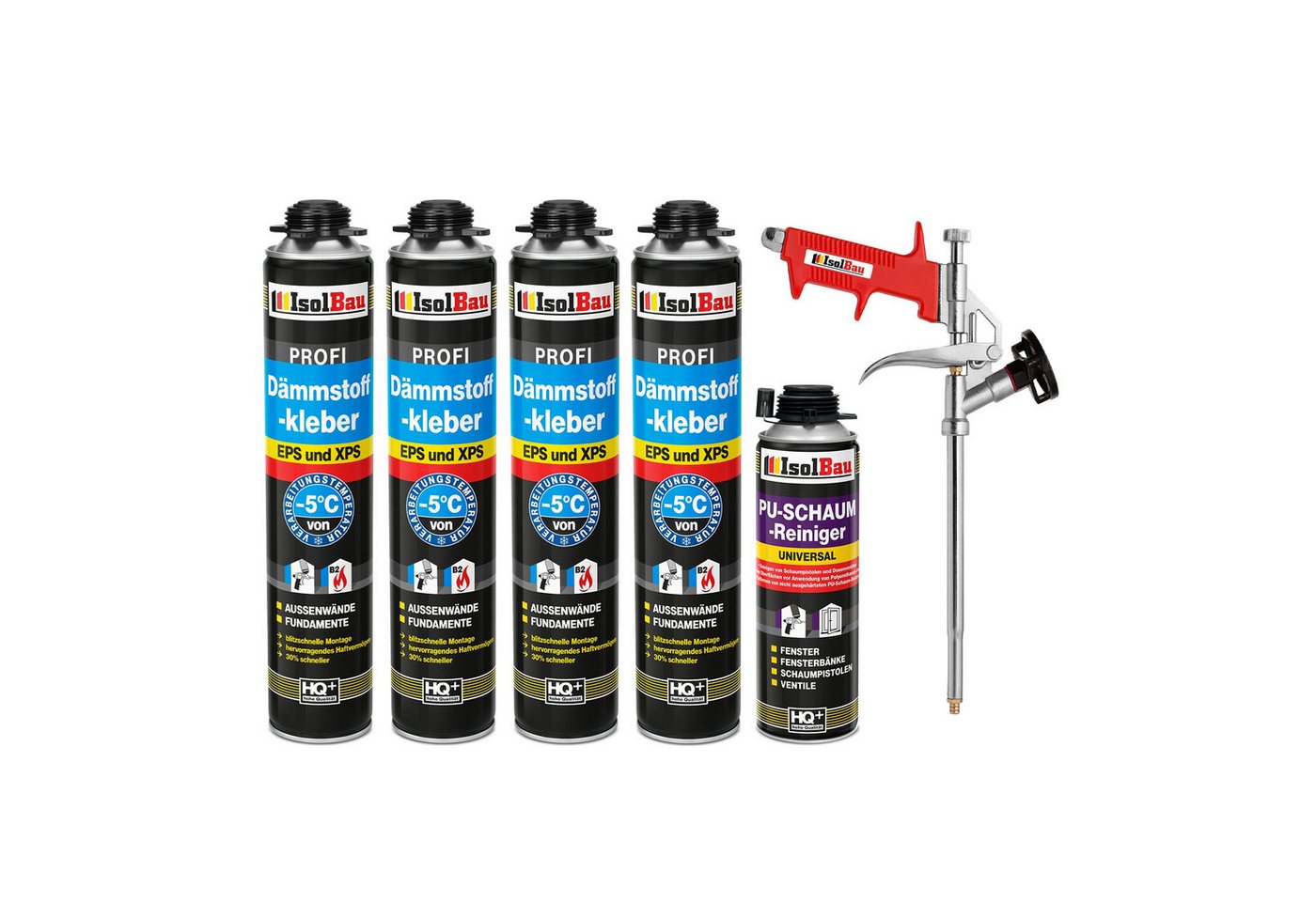 None Montagekleber SET Dämmstoffkleber 4 x 750 ml Dämmung Fixieren und Isolieren Reiniger, Rasches und zuverlässiges Ausrichten der Dämm- u.Trockenbauplatten None Montagekleber SET Dämmstoffkleber 4 x 750 ml Dämmung Fixieren und Isolieren Reiniger, Rasches und zuverlässiges Ausrichten der Dämm- u.Trockenbauplatten von None