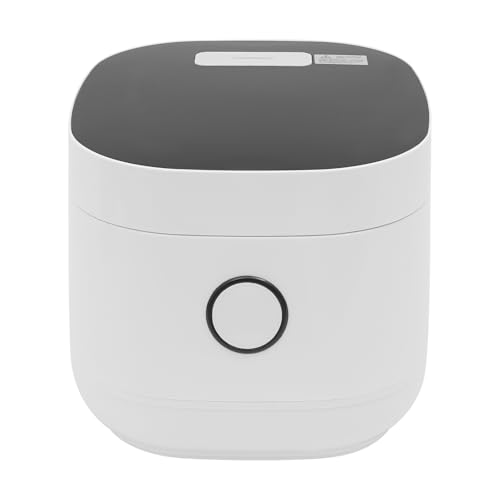 Multifunktionaler Reiskocher 5L, 24h Timer & 24h Warmhaltefunktion, Reis für bis zu 5-8 Personen ohne Anbrennen, Reiskocher mit Zuckerreduktionsfunktion, 900W, Weiß von NoneDanGee
