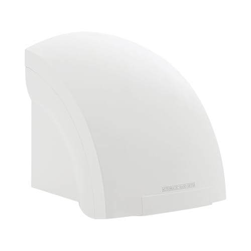 NoneDanGee Automatischer Handtrockner, Energiesparender Elektrischer Hochgeschwindigkeits-Händetrockner, 1200W Reiner Kupfermotor, IPX4 Schutzgrad, Wandmontage 24 * 23 * 25.2cm von NoneDanGee